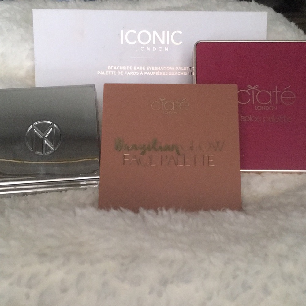 Bundle of 4 new eyeshadow palettes - Iconic London, Ciate London, Il Makiage